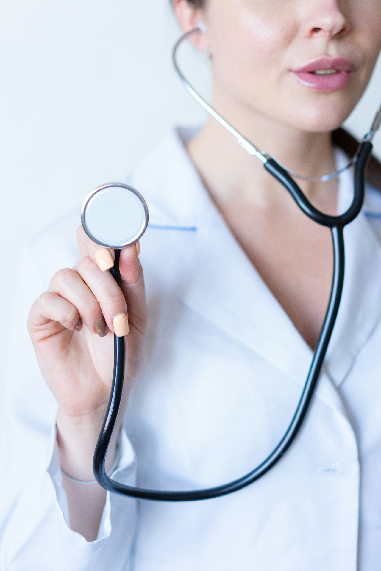 Doctor with patient